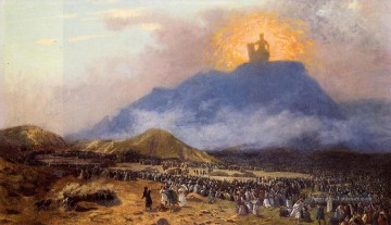  Mois Peintre - Moïse sur le mont Sinaï Orientalisme grec grec Jean Léon Gérôme